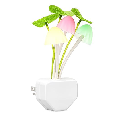 Mushroom LED Night Light – Color Changing Plug-in Lamp pack of 1