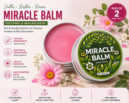 New Miracle Balm Skin Moisturizing Balm 30g Each (pack 2)